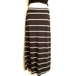 y2k Stripe Maxi Skirt